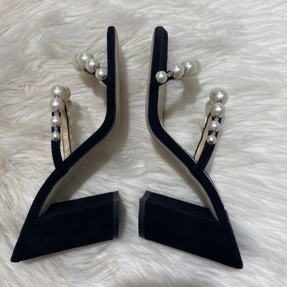 New Jimmy Choo Amara Embellished slide sandal‎ size 38.5EU - Picture 12 of 14